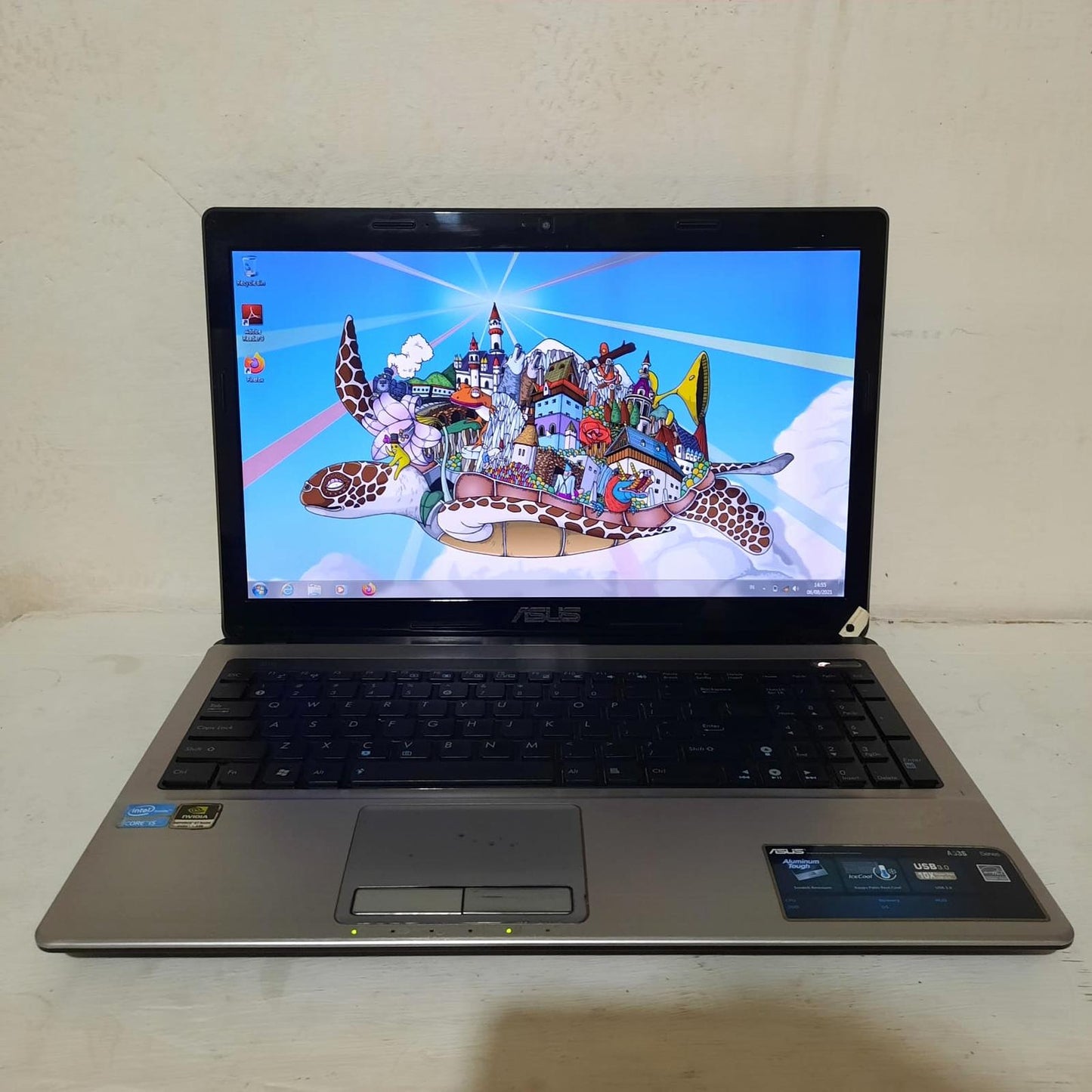 ASUS K35SV CORE i5 GEN 2 RAM 12GB SSD 256GB 2,4Ghz Intel hd graphic 3000 Nvidia Geforce GT 540M 2Gb | TANDUR