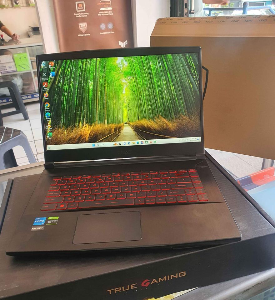MSI THIN GF63 i5 GEN 11 GTX 1650 RAM 8/512GB | Kemanggisan