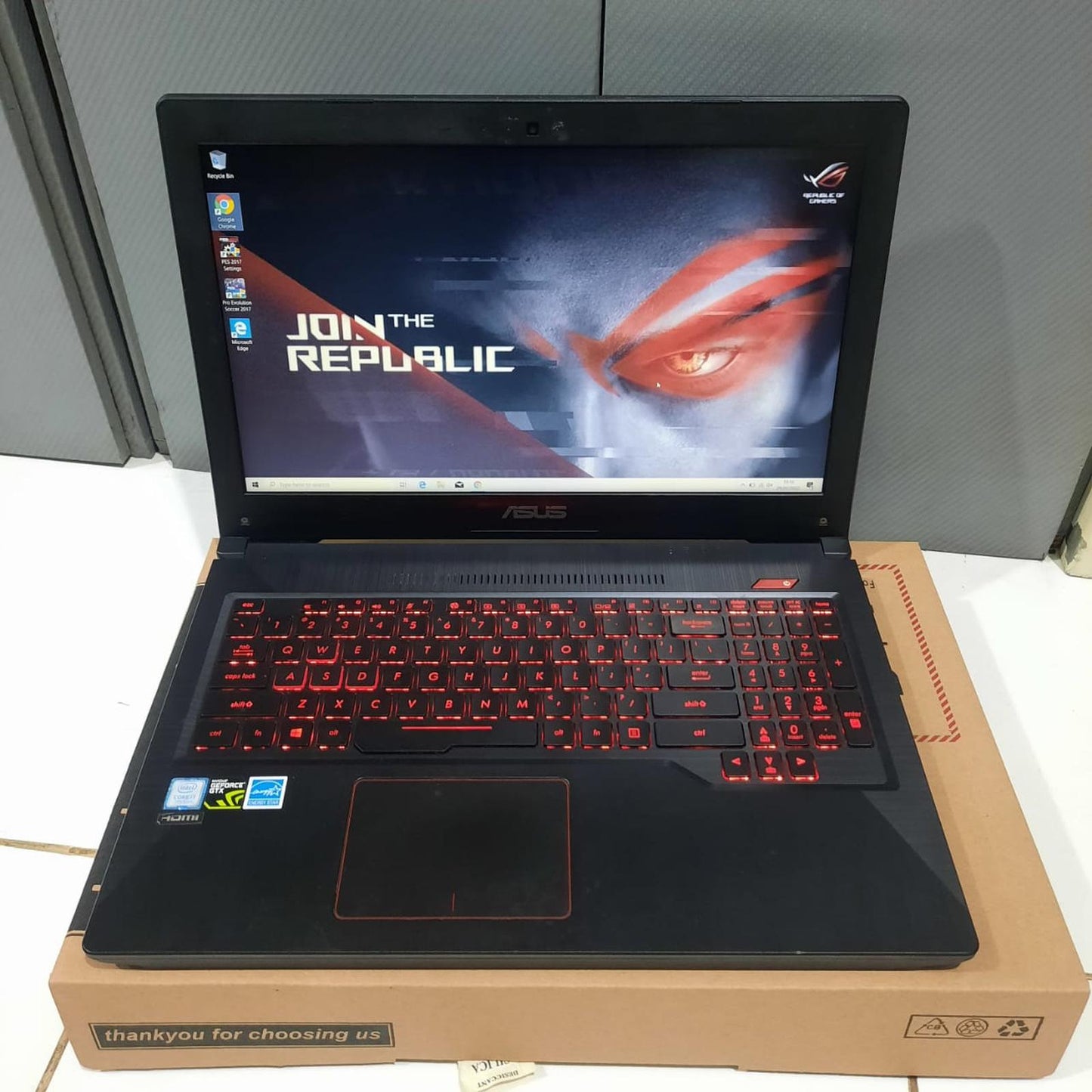 ASUS TUF FX503VD I7 GEN 7 16/256GB 2,8Ghz DUAL VGA Intel UHD Graphics 630 & Nvidia Geforce GTX 1050 | LAPTOPGO GALAXY