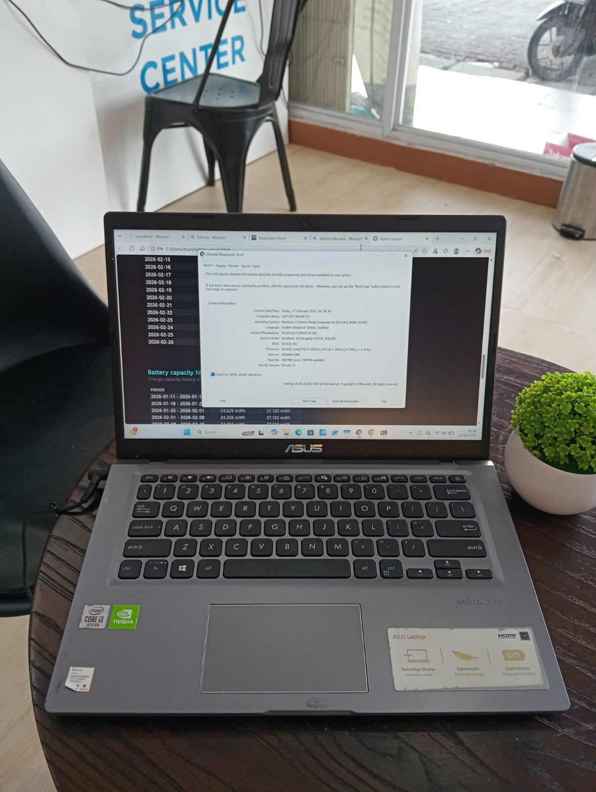 Asus Vivobook X415JP| HARAPAN INDAH