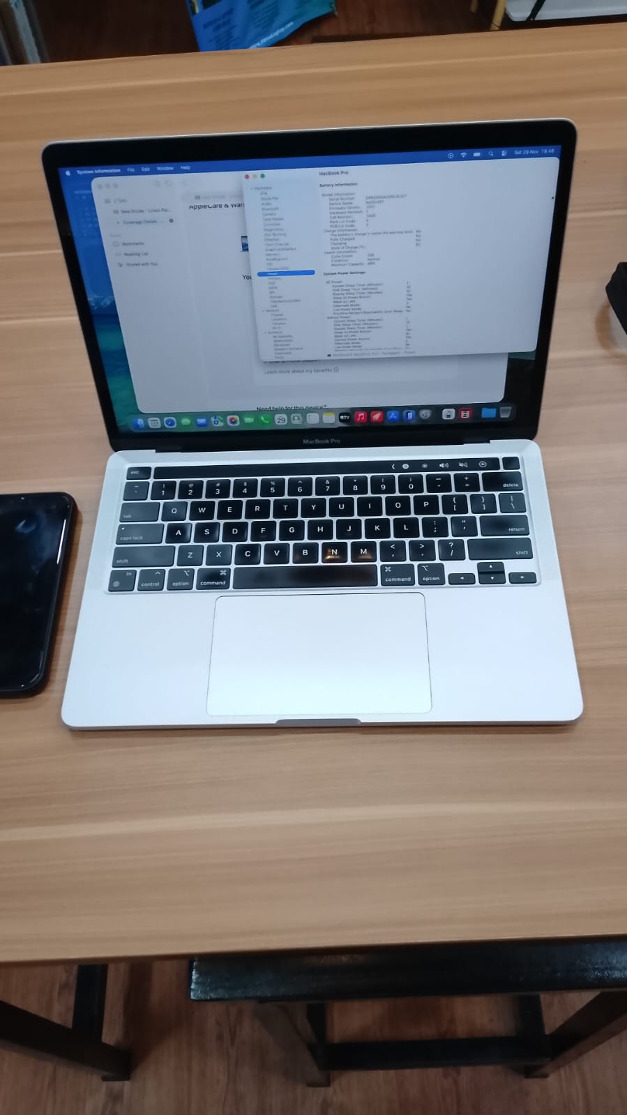MACBOOK PRO M1 2020 RAM 16/256GB M1 CHIP RETINA DISPLAY SECOND | BUARAN