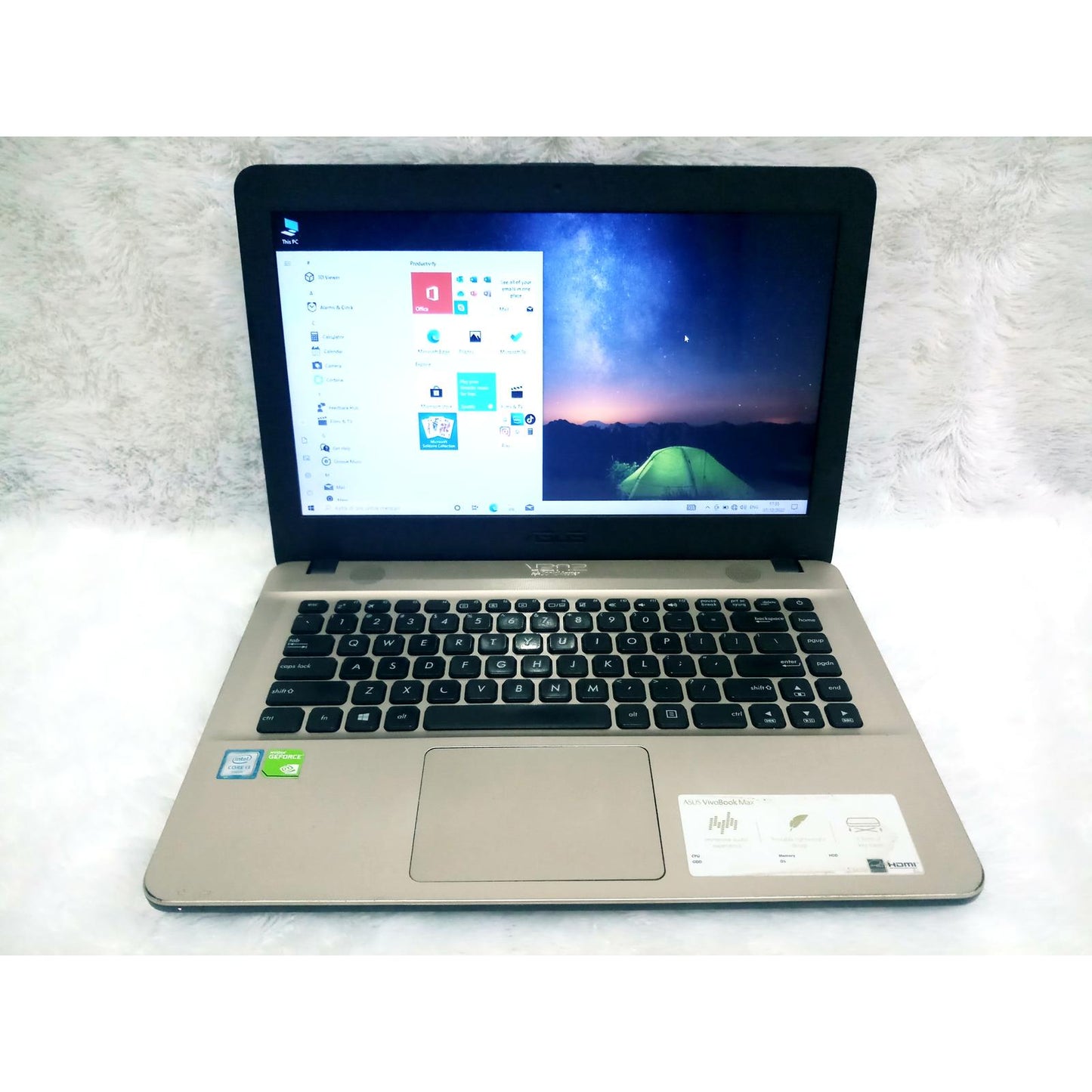 ASUS VIVOBOOK X441U I3 GEN 6 12/480GB 14 INCH 2.0 Ghz Intel HD Graphics | CIBUBUR