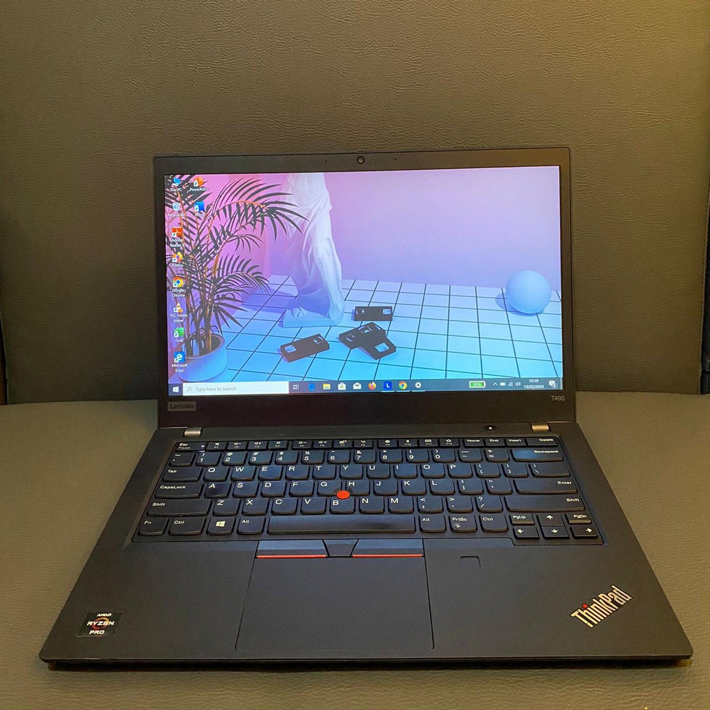 LENOVO T495 RYZEN 5 RAM 16/256 GB 2.10GHz AMD Radeon (TM) Vega 8 Graphics ( 2GB ) up to 4GB 14 inch | BINTARO