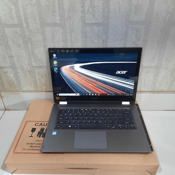 ACER SPIN SP314 I5 GEN 10 8/256 TOUCHSCREEN + PEN 1,0Ghz Up to 1,2Ghz, Gen 10Th Intel UHD Graphics 14 Inc Flip 360% | PONDOK GEDE