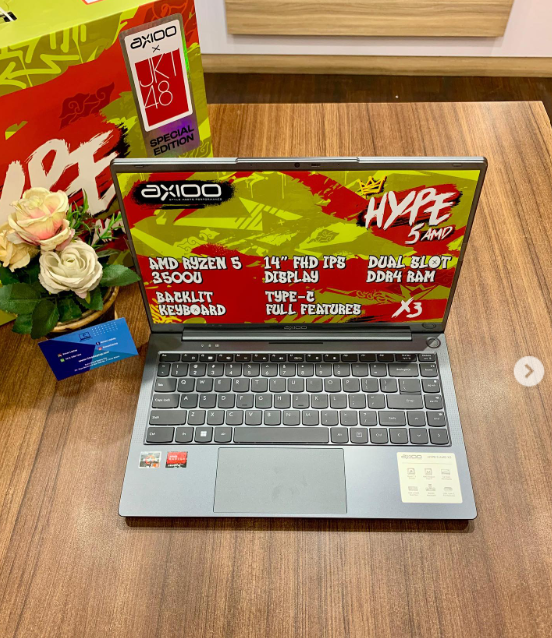 AXIOO HYPE 5 RYZEN 5 RAM 8/256GB DDR4 FHD 14 INCH BNOB | BEKASI