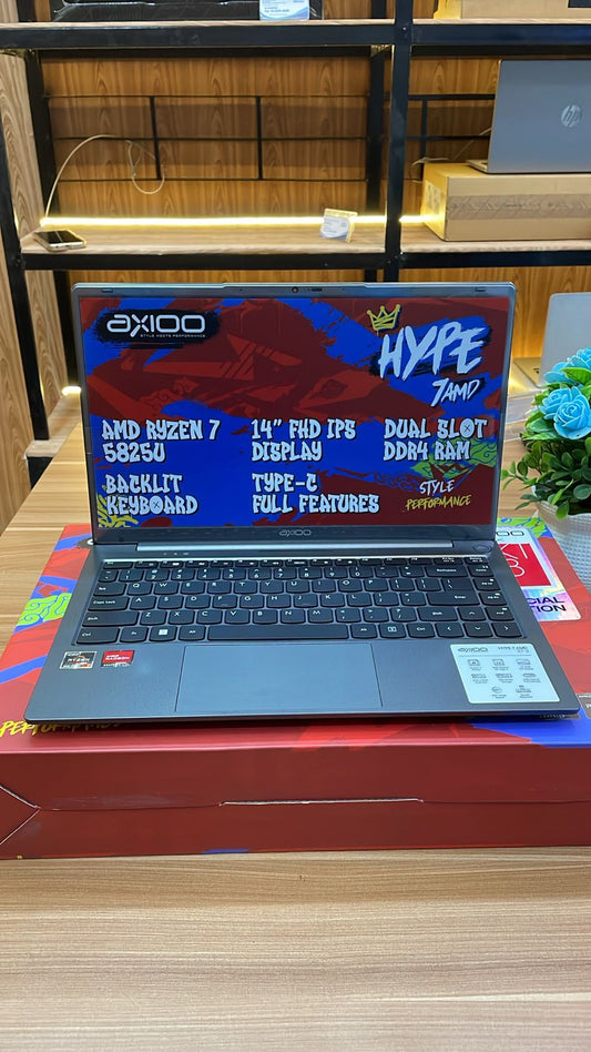AXIOO HYPE 7 AMD X7-2 RYZEN 7 5825U 8/256GB | HARAPAN INDAH