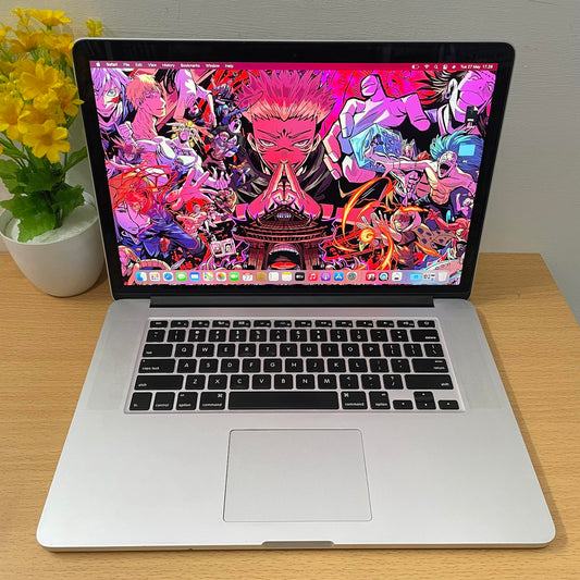 MACBOOK PRO RETINA 15 INCH 2015 RAM 8/512 GB SSD (GADING) Intel core i7 2.2 GHz 15.4 inch | BINTARO